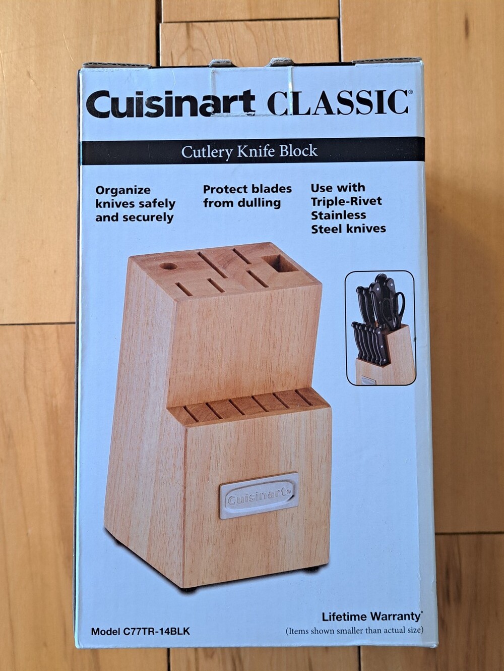 NEW! CUISINART CLASSIC Cutlery Knife Block Model C77TR-14BLK